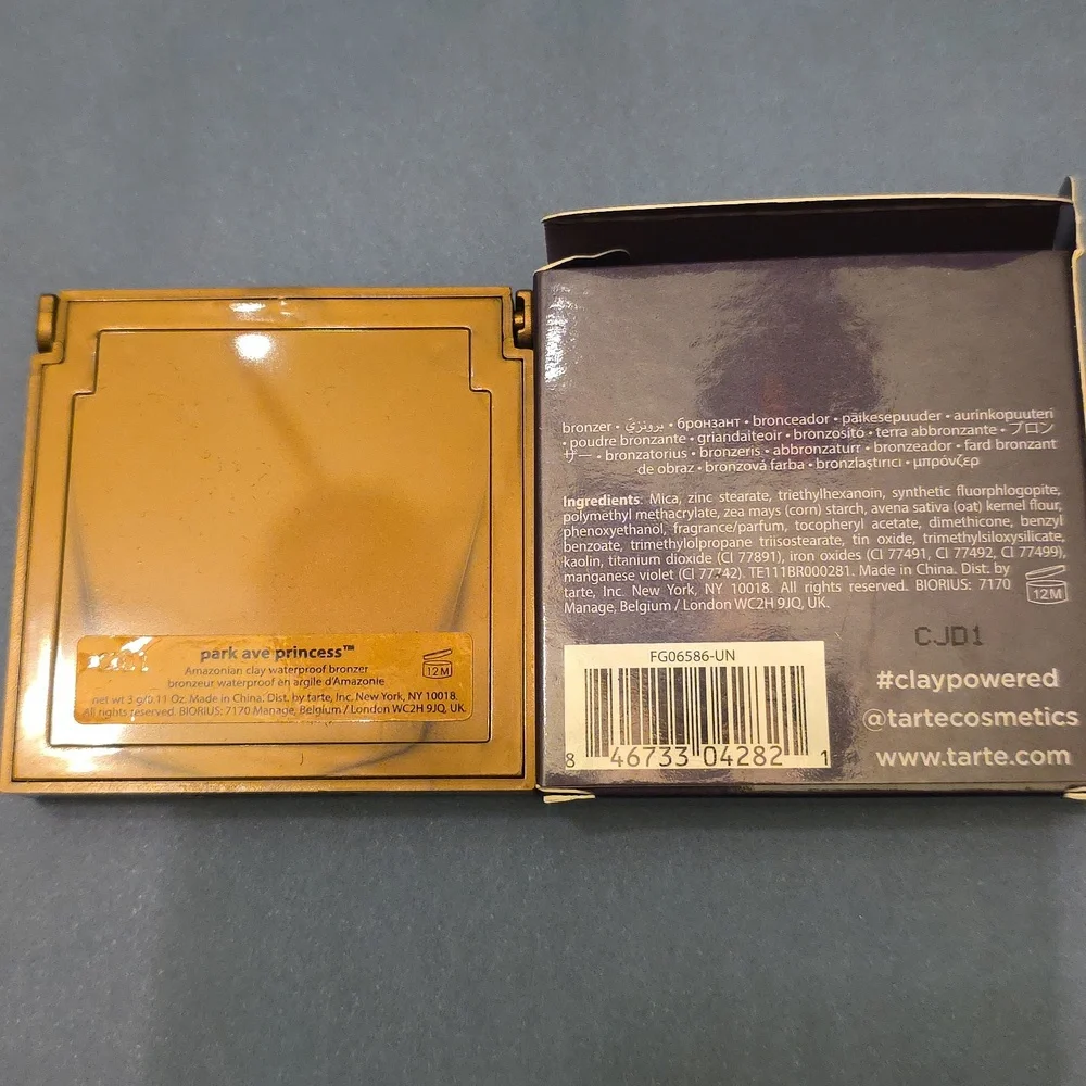 Tarte MINI Amazonian Clay Waterproof Bronzer Park Ave Princess MINI SIZE BNIB